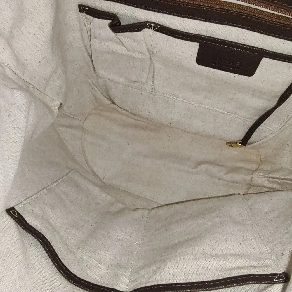 Michael Kors woven straw tote EUC - Picture 7 of 9